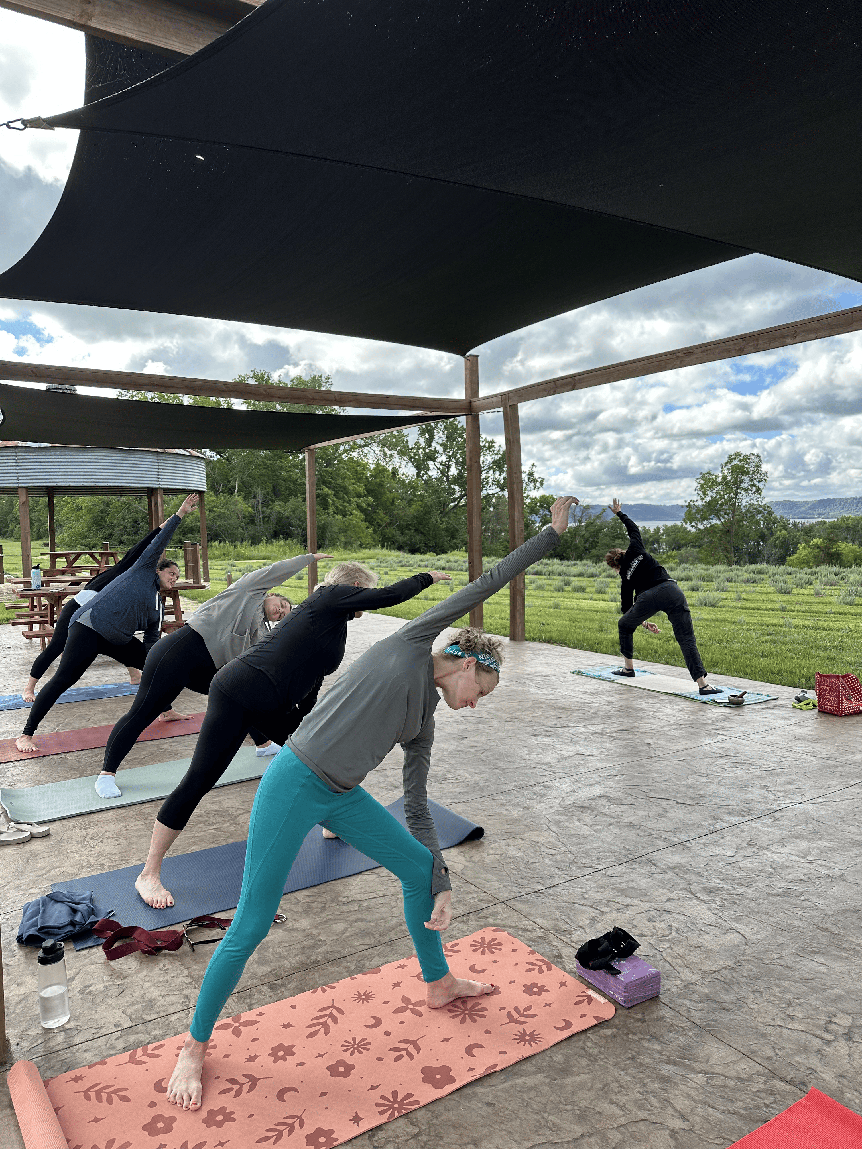20260620 Yoga at Lavender Bluff Farm